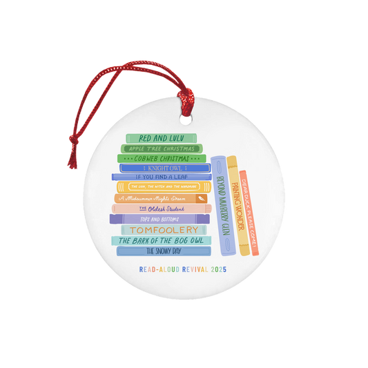 A Year in Books Ornament 2025